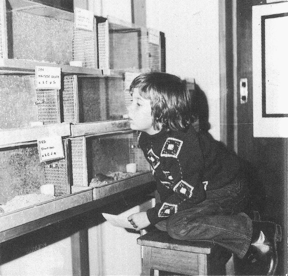 Department of Zoology - Visitor to Open Days, 1974
