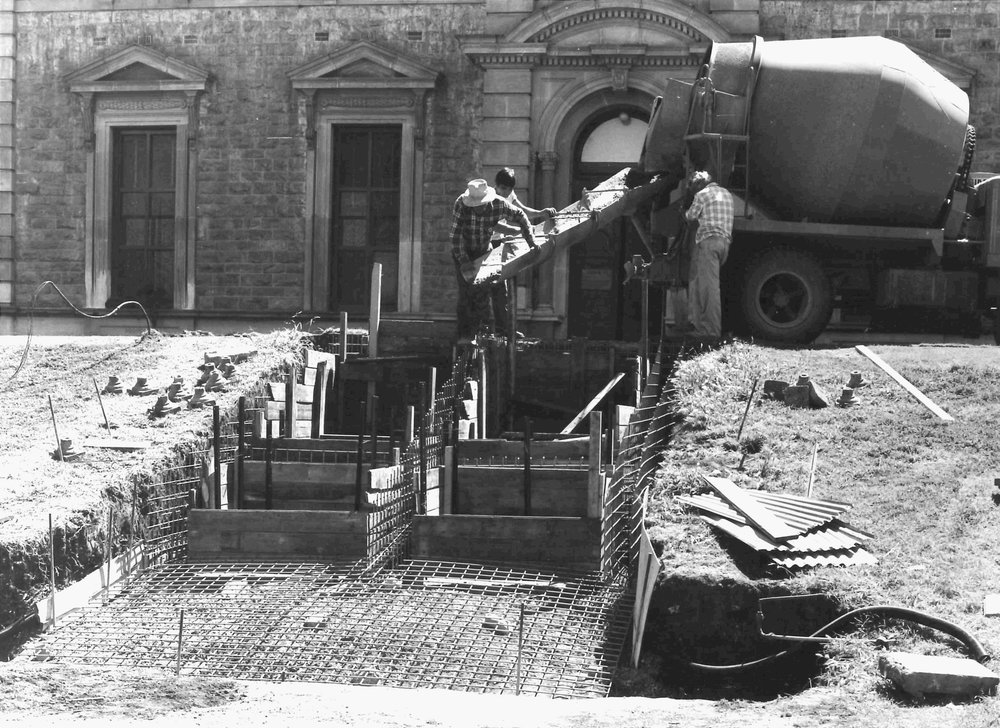 Martindale Hall - Reconstruction of Steps, 1980