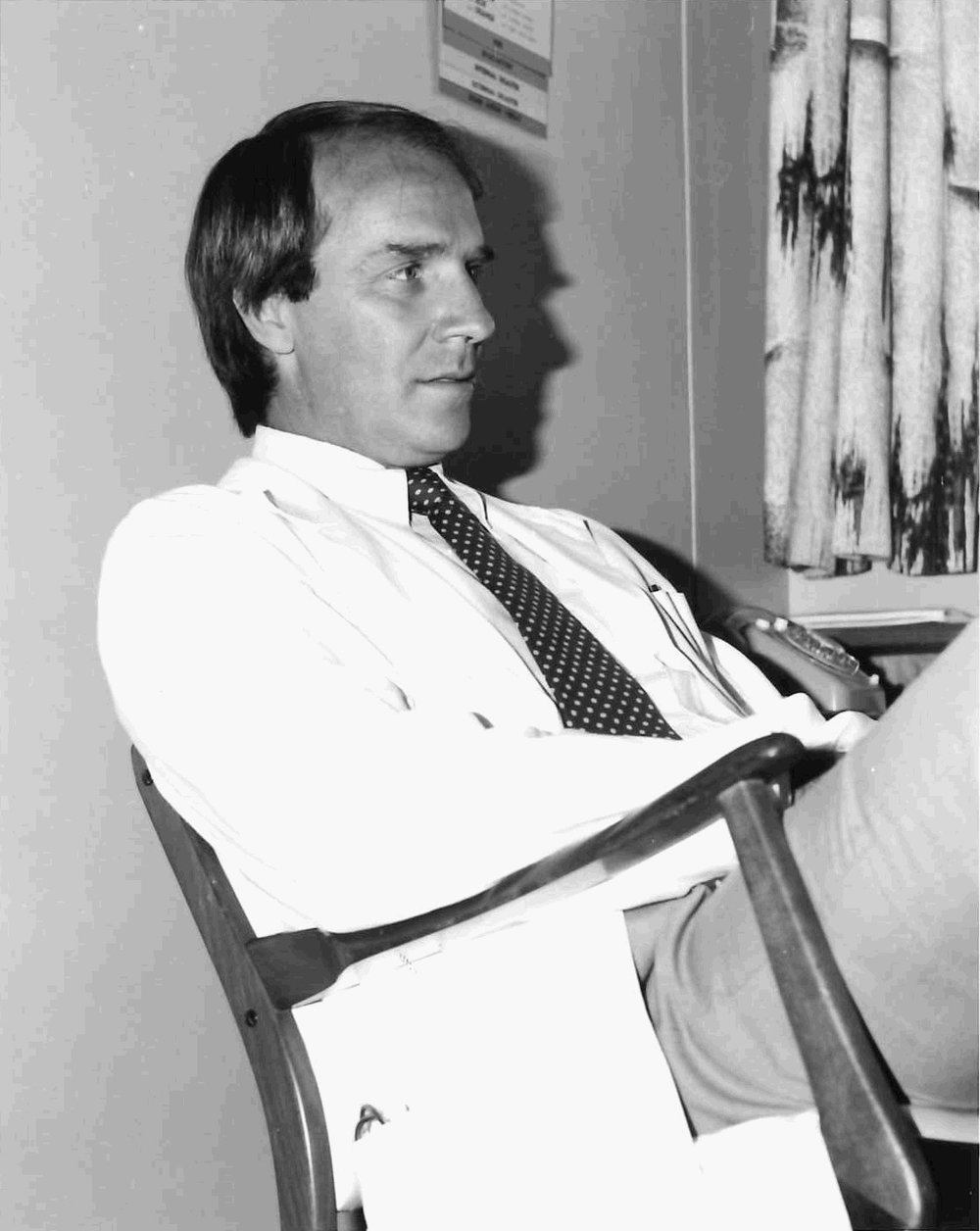 Professor Glyn Jamieson, 1982