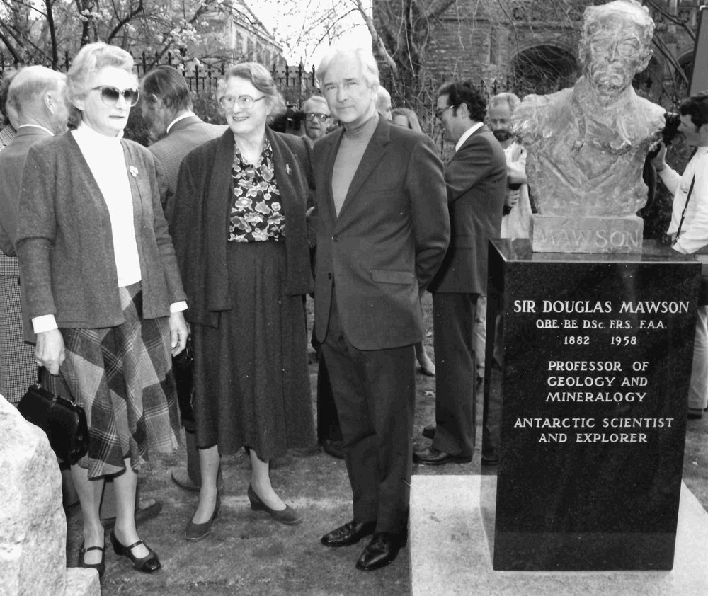Sir Douglas Mawson Bust Unveiling, 1982
