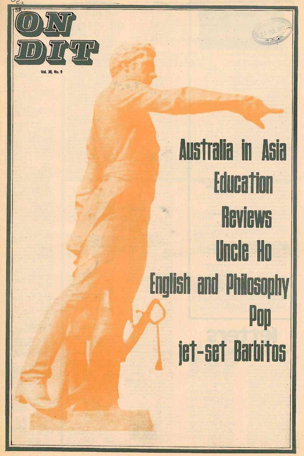 On Dit. Volume 37, Issue 9