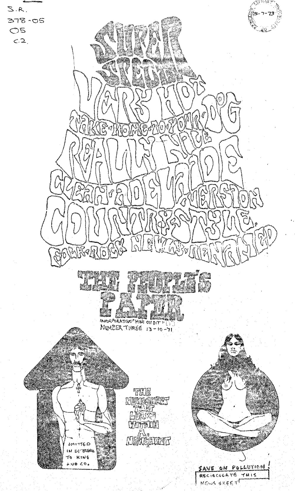 On Dit. Volume 39, The People's Paper 3