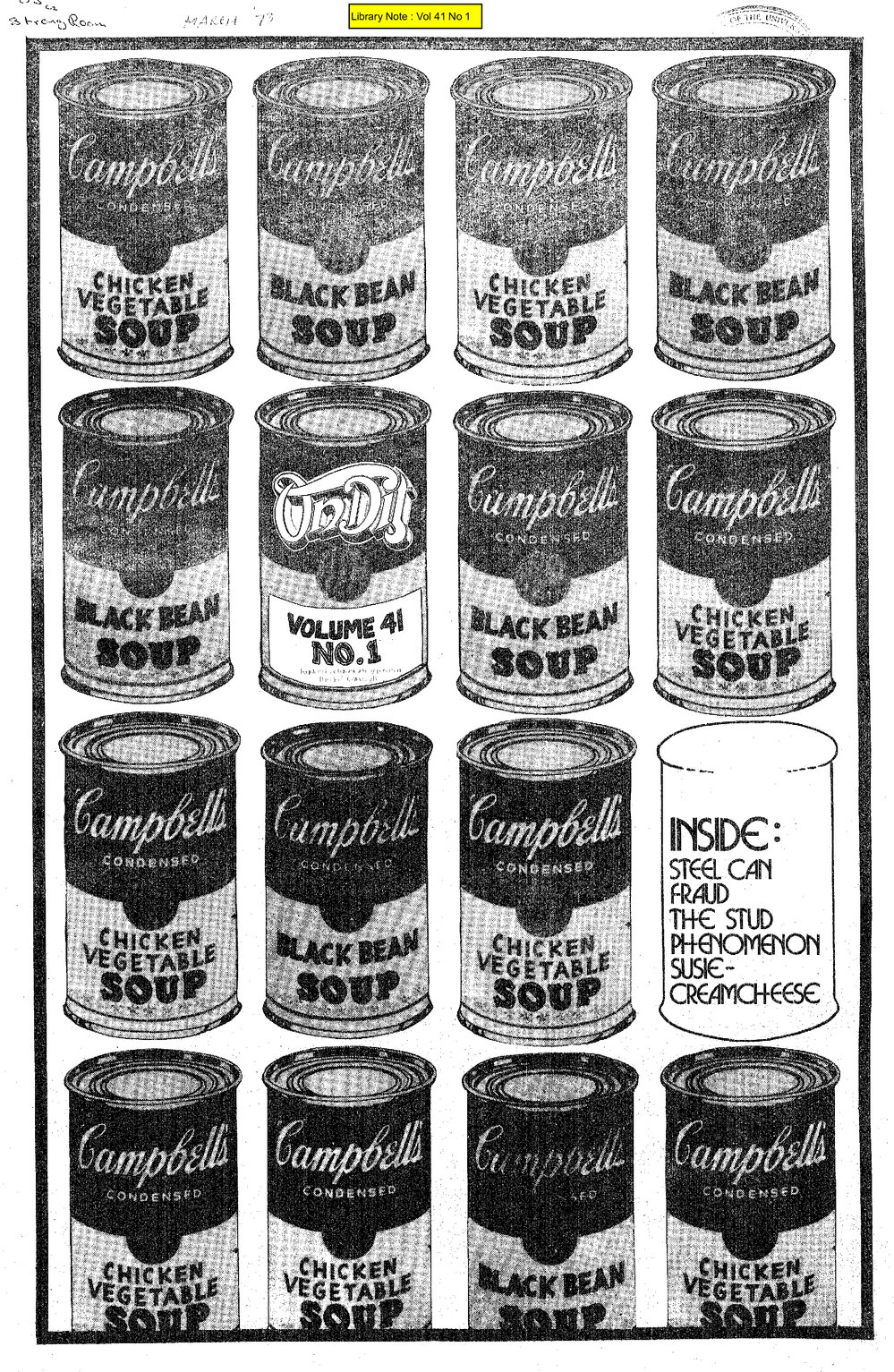 On Dit. Volume 41, Issue 1