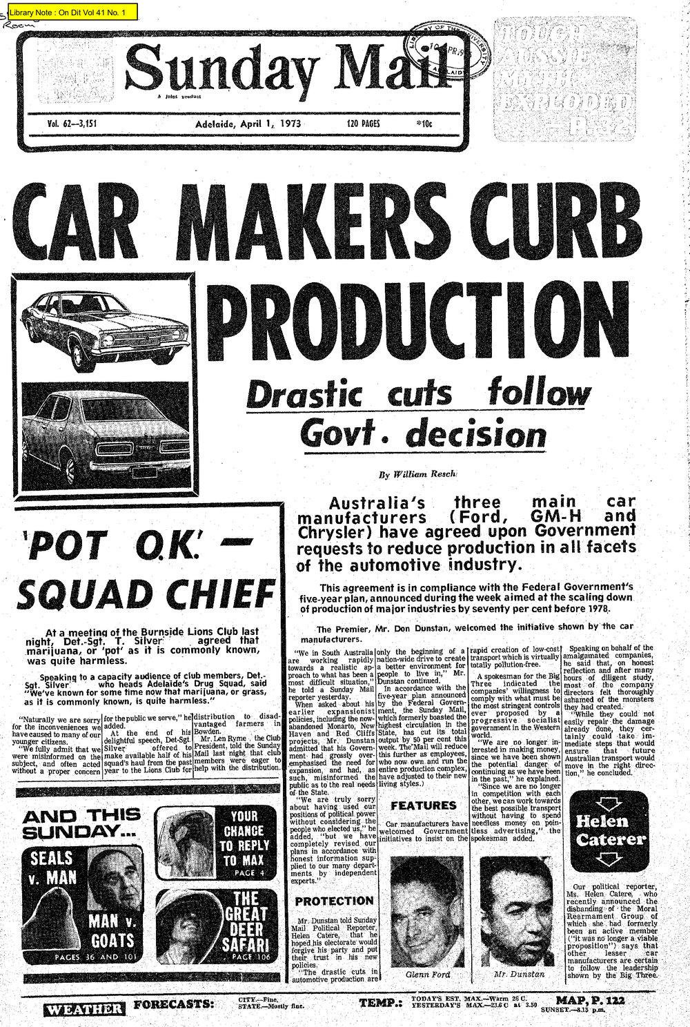 On Dit. Volume 41, Issue 2