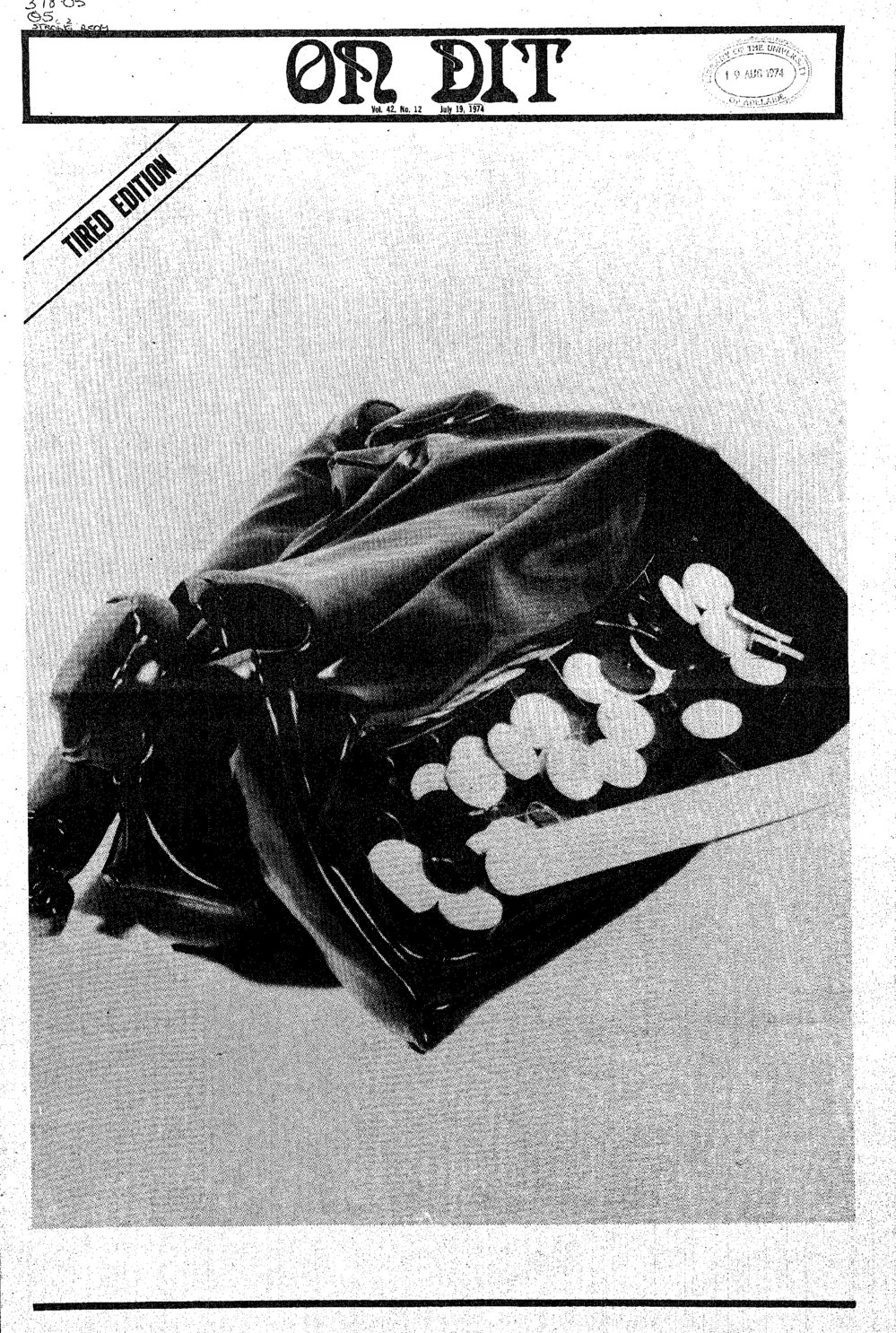 On Dit. Volume 42, Issue 12