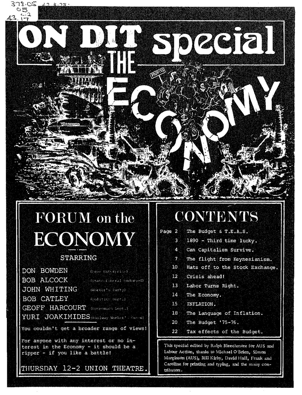 On Dit. Volume 43, Issue 17