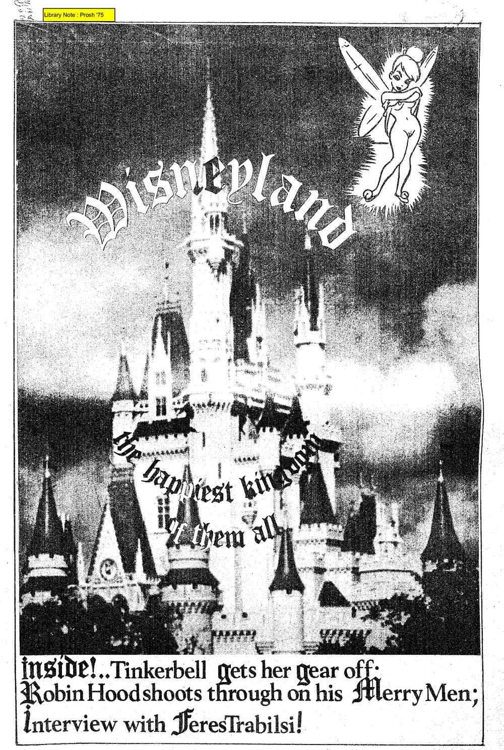 On Dit. Volume 43, Prosh