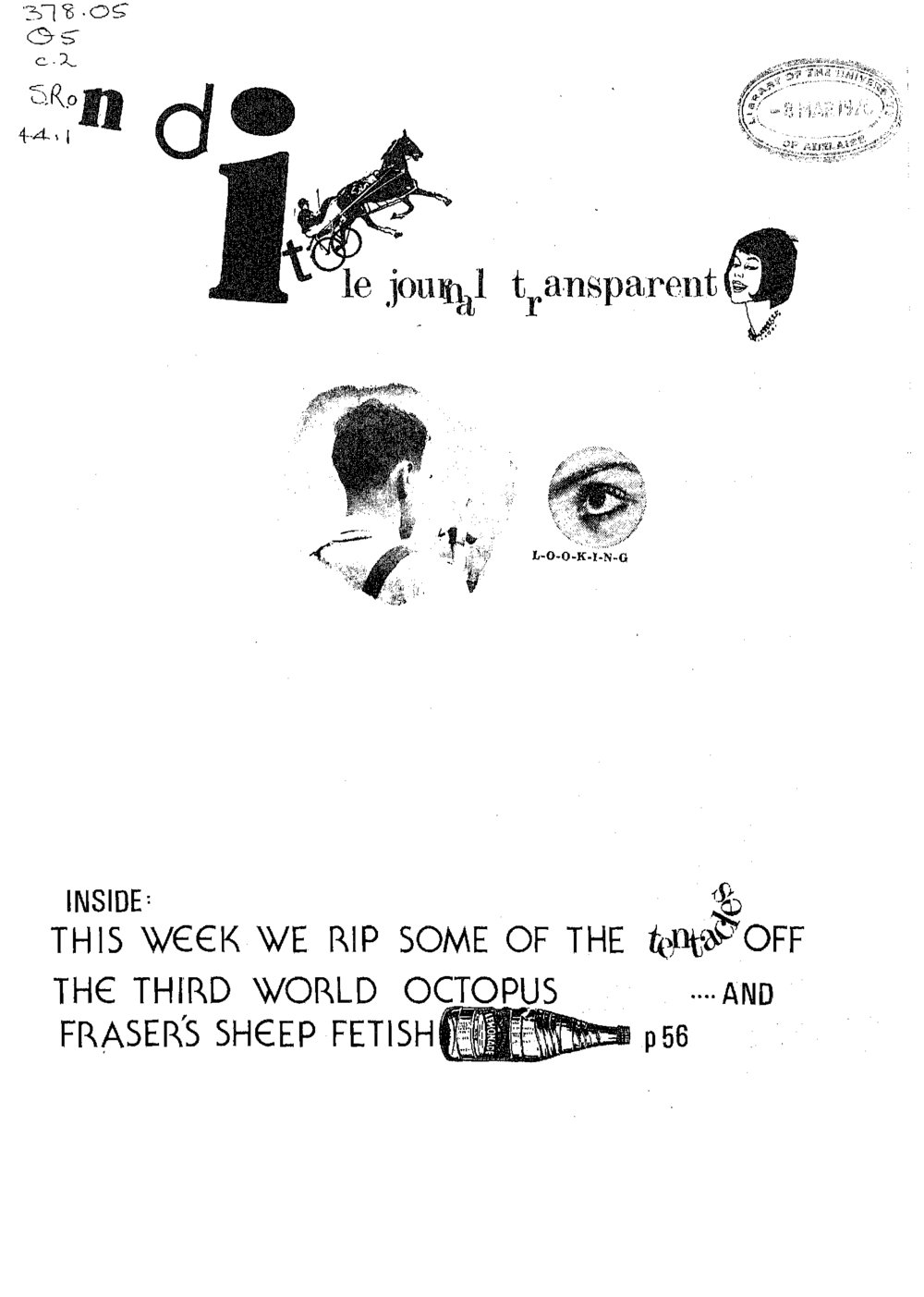 On Dit. Volume 44, Issue 1