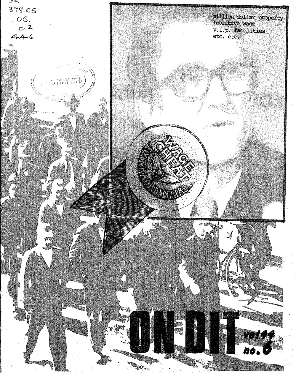 On Dit. Volume 44, Issue 6