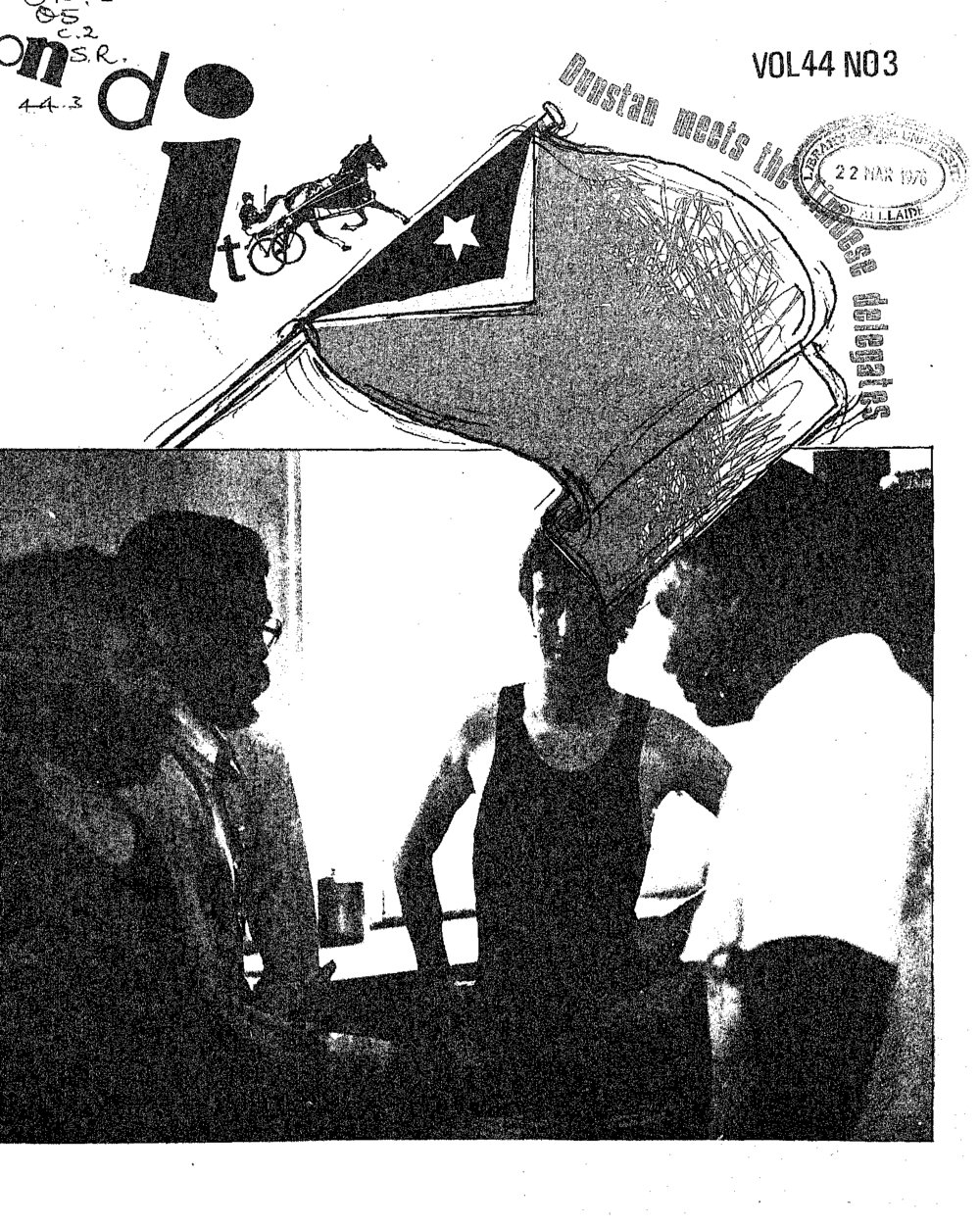 On Dit. Volume 44, Issue 3