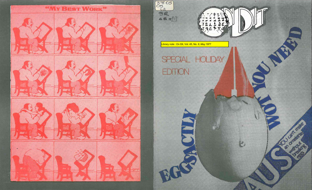 On Dit. Volume 45, Issue 8