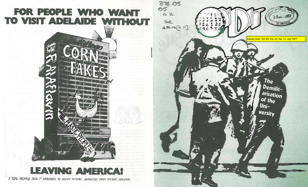 On Dit. Volume 45, Issue 12