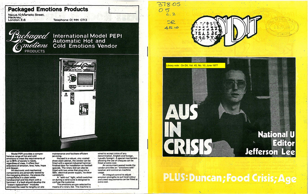 On Dit. Volume 45, Issue 10