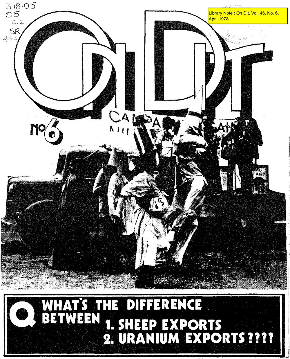 On Dit. Volume 46, Issue 6