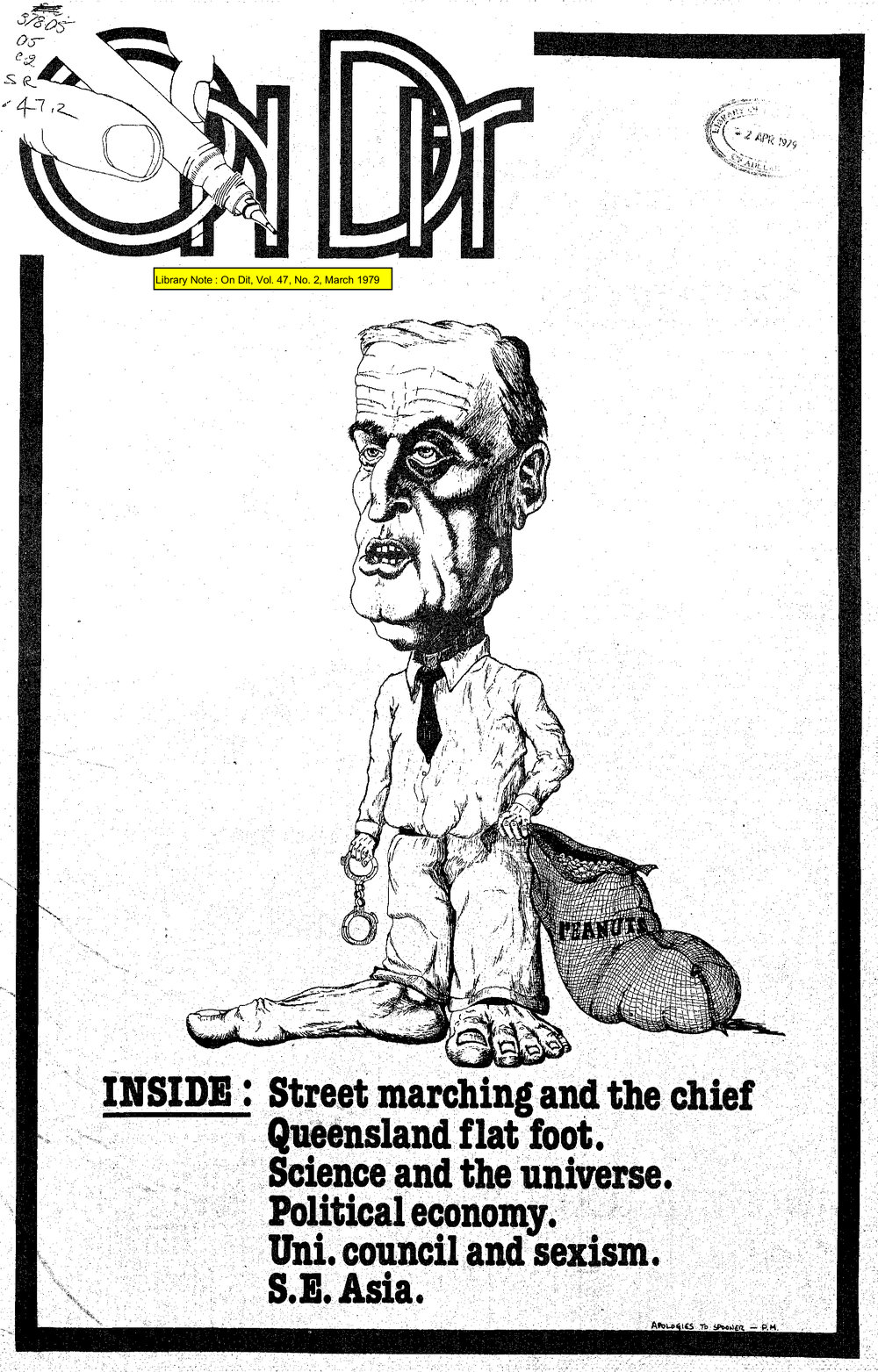 On Dit. Volume 47, Issue 2
