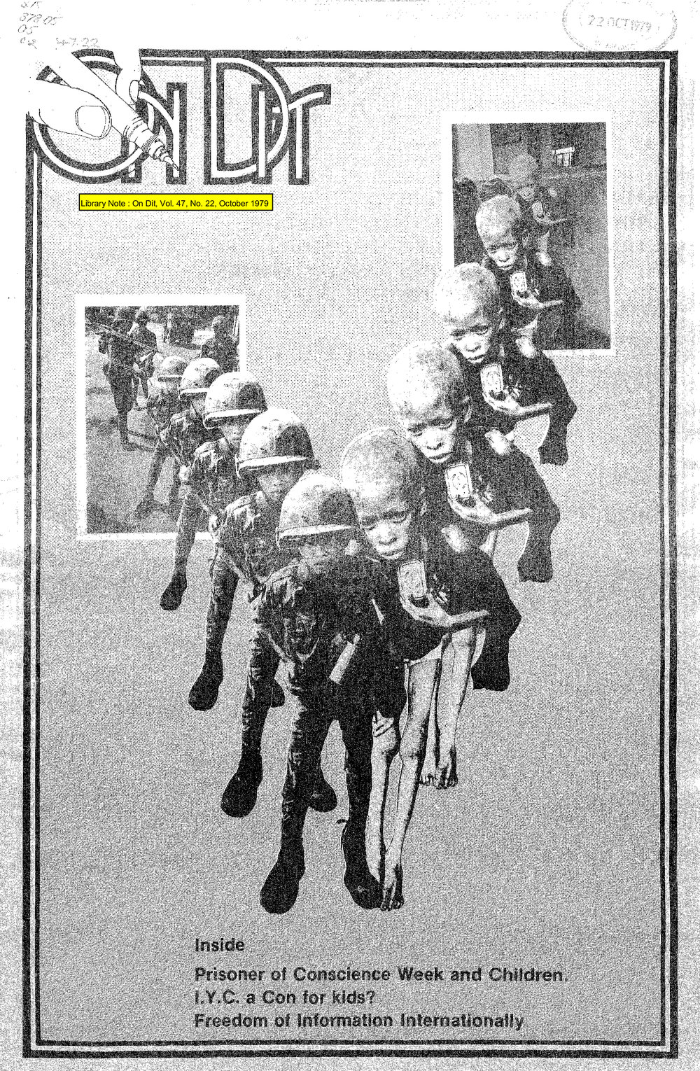 On Dit. Volume 47, Issue 22