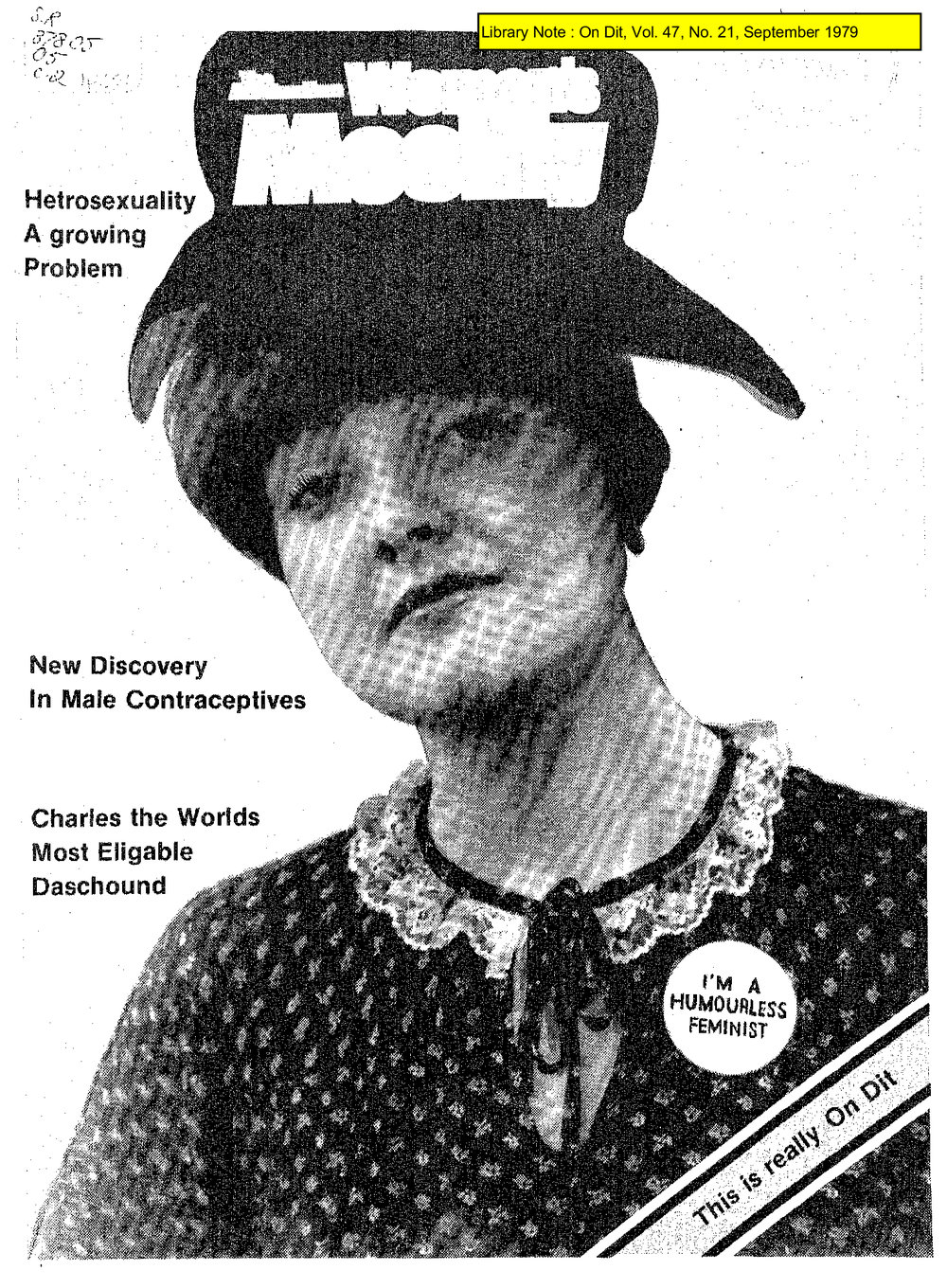 On Dit. Volume 47, Issue 21