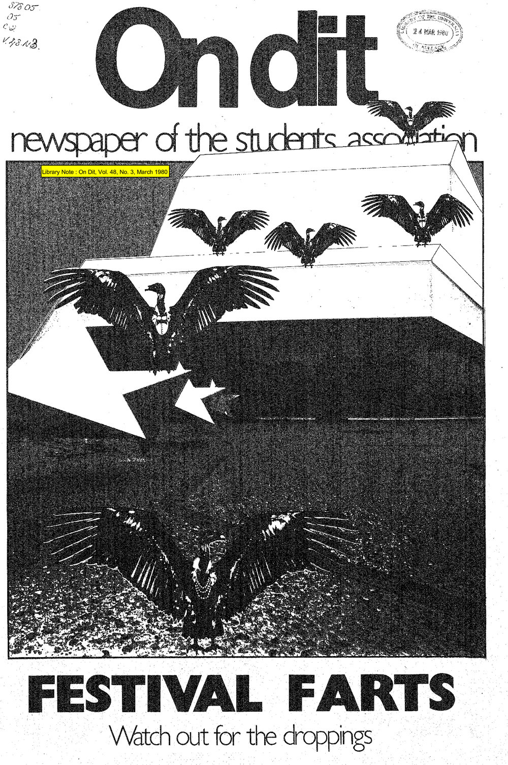 On Dit. Volume 48, Issue 3