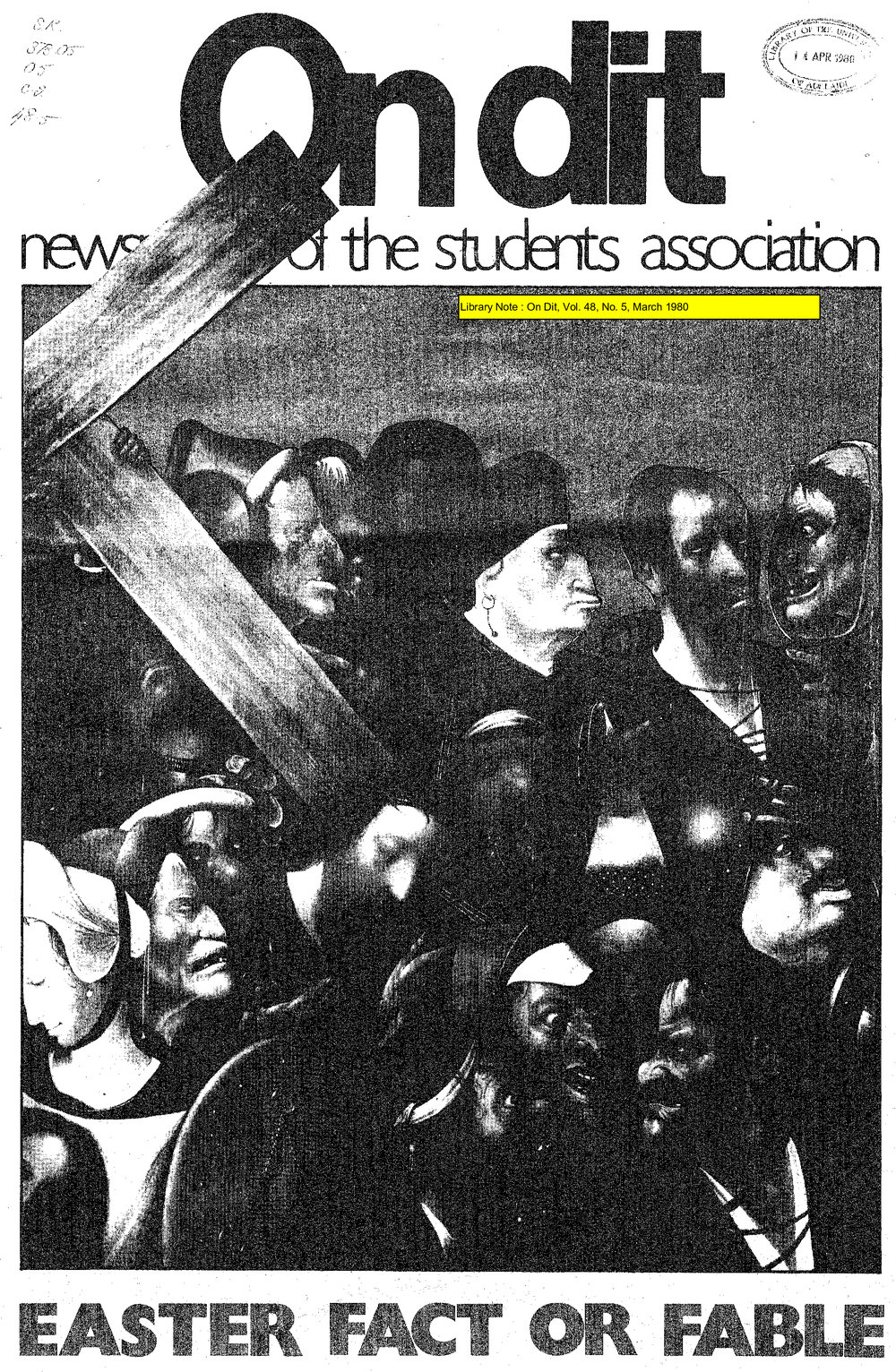 On Dit. Volume 48, Issue 5