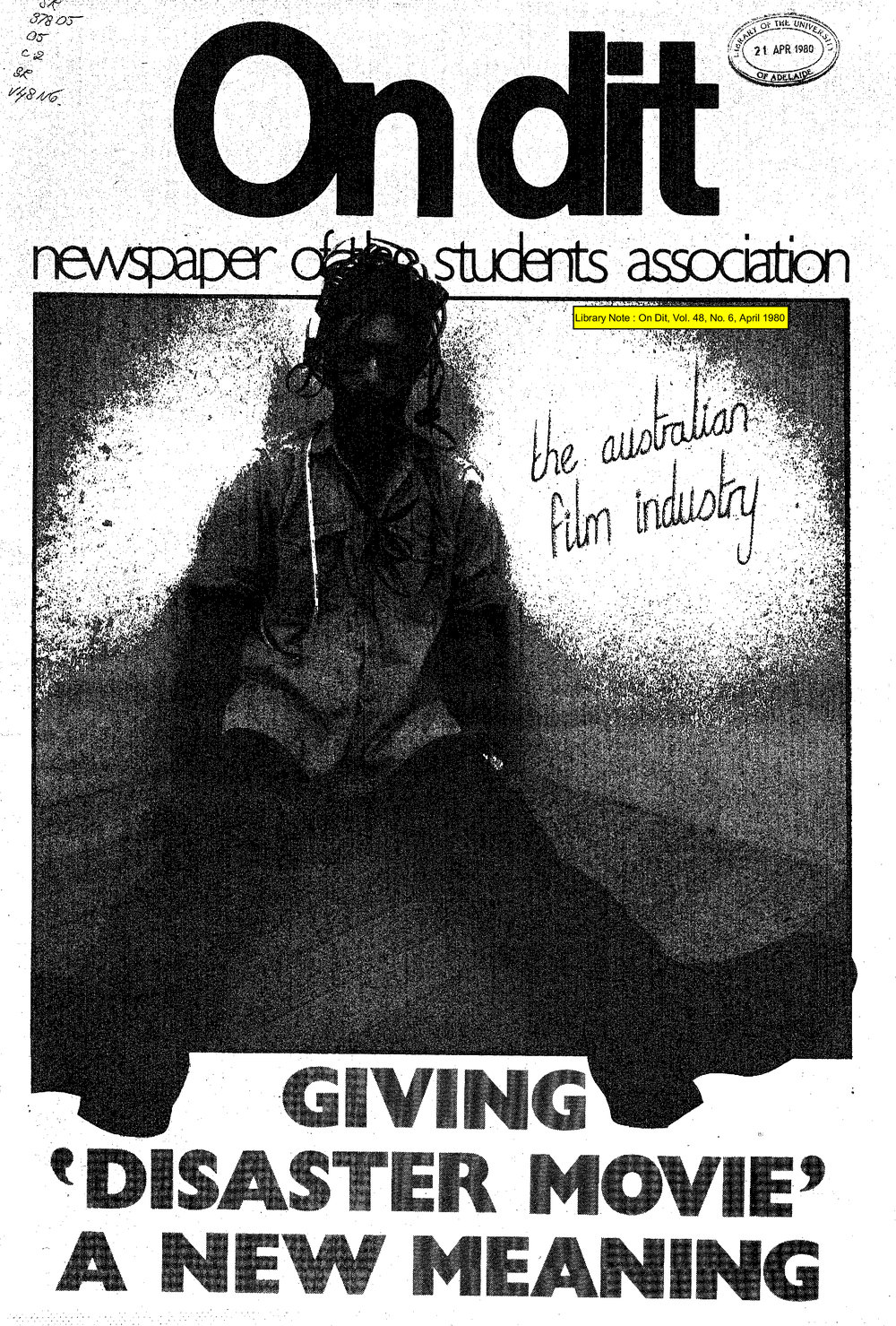 On Dit. Volume 48, Issue 6