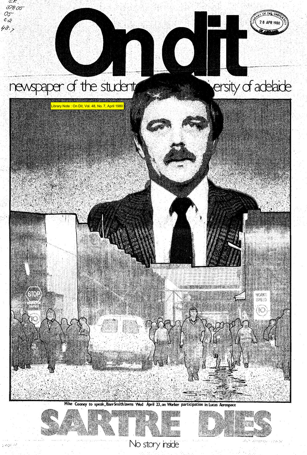 On Dit. Volume 48, Issue 7