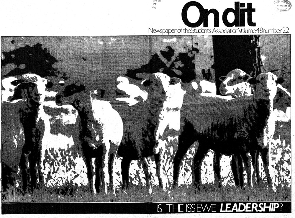 On Dit. Volume 48, Issue 22