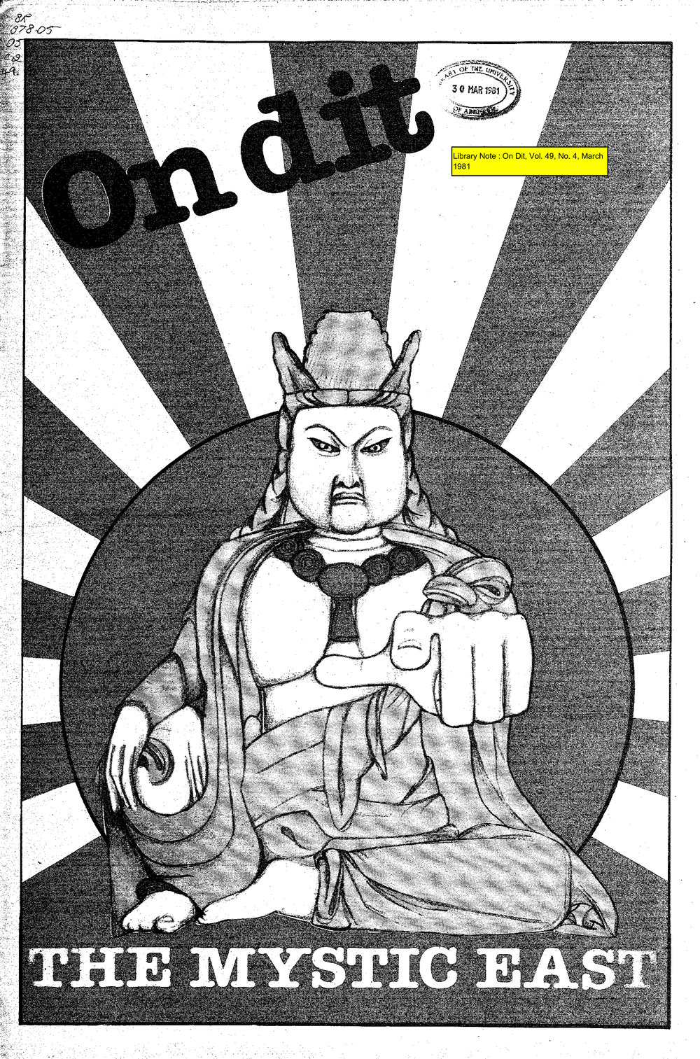 On Dit. Volume 49, Issue 4