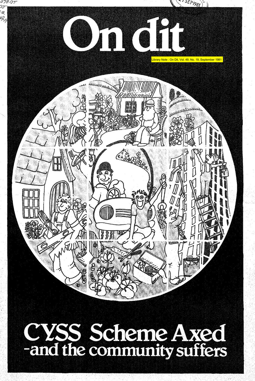 On Dit. Volume 49, Issue 19