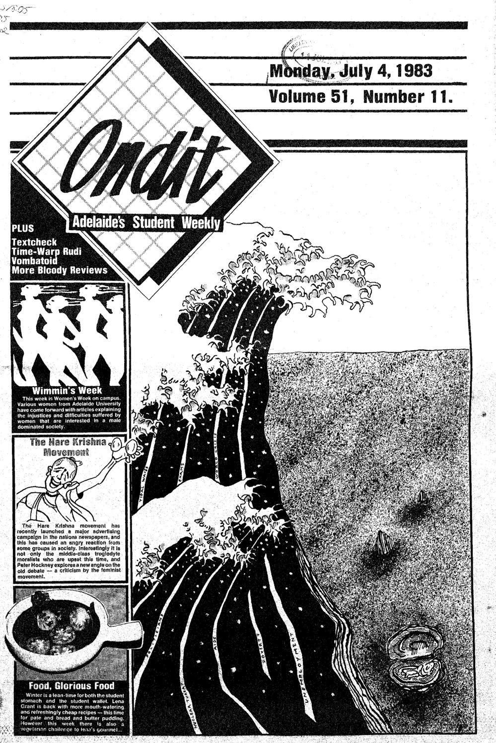 On Dit. Volume 51, Issue 11