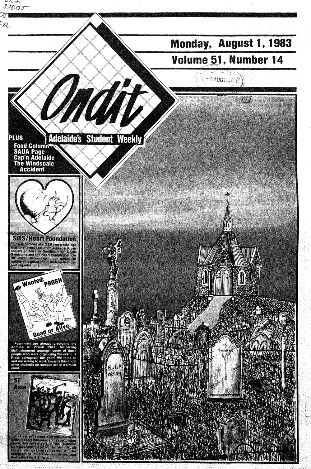 On Dit. Volume 51, Issue 14