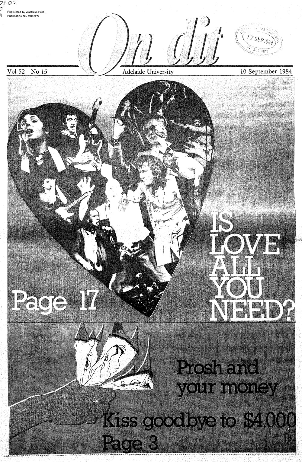 On Dit. Volume 52, Issue 15