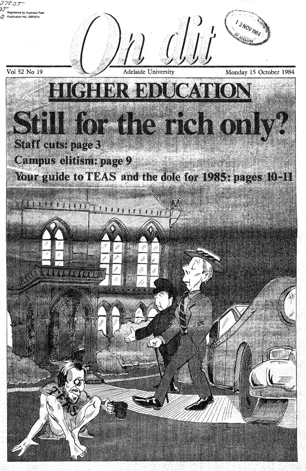 On Dit. Volume 52, Issue 19