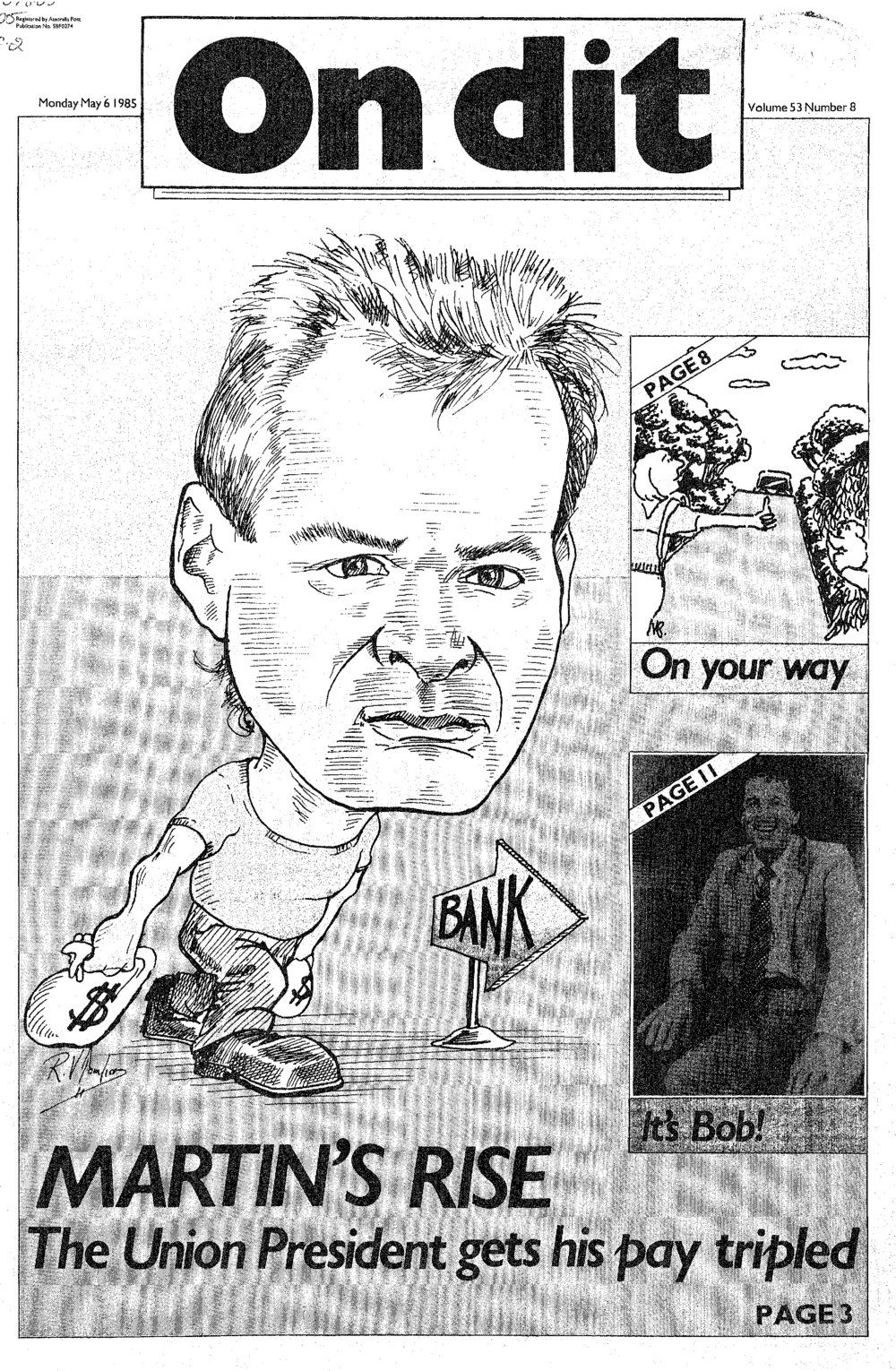 On Dit. Volume 53, Issue 8