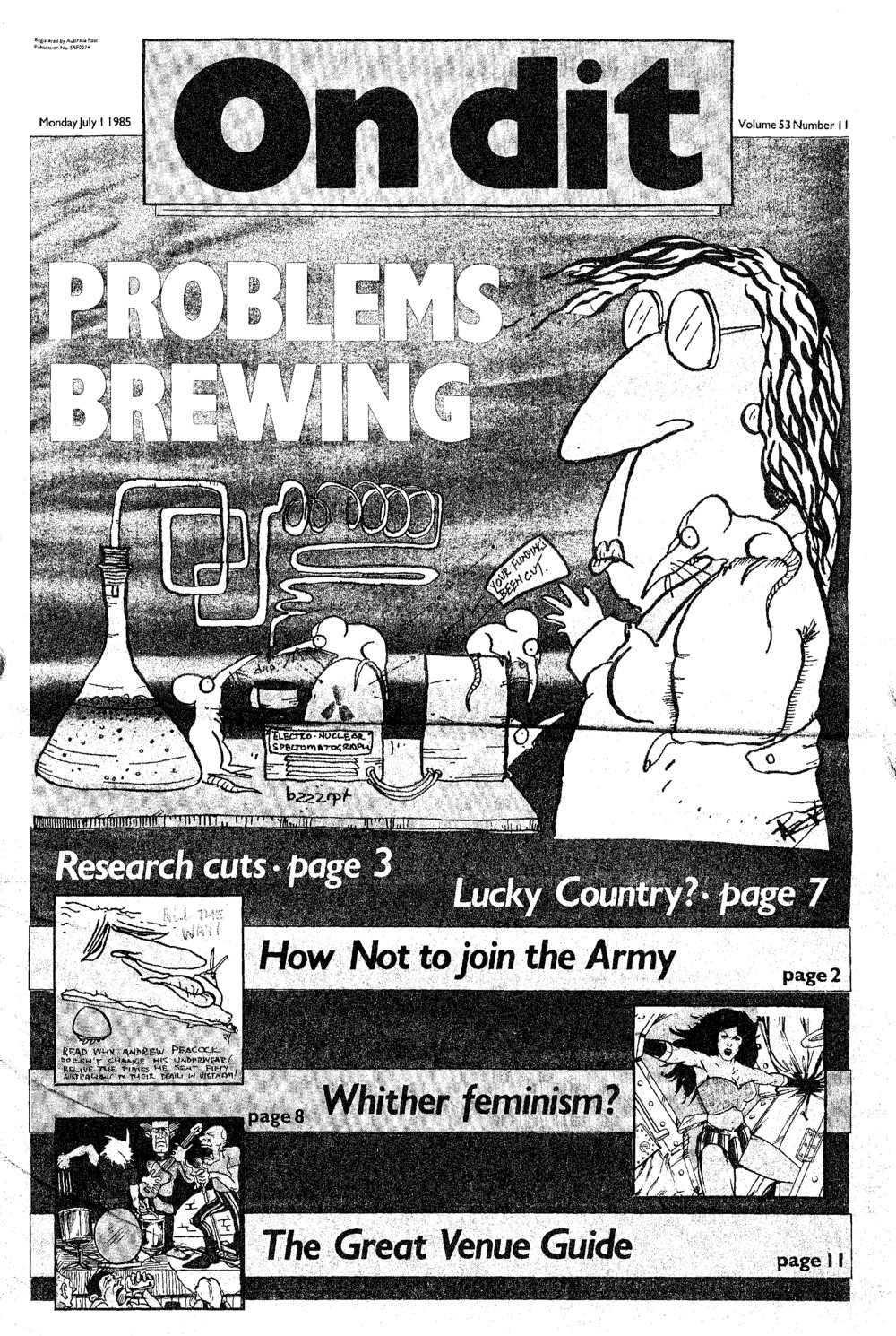 On Dit. Volume 53, Issue 11