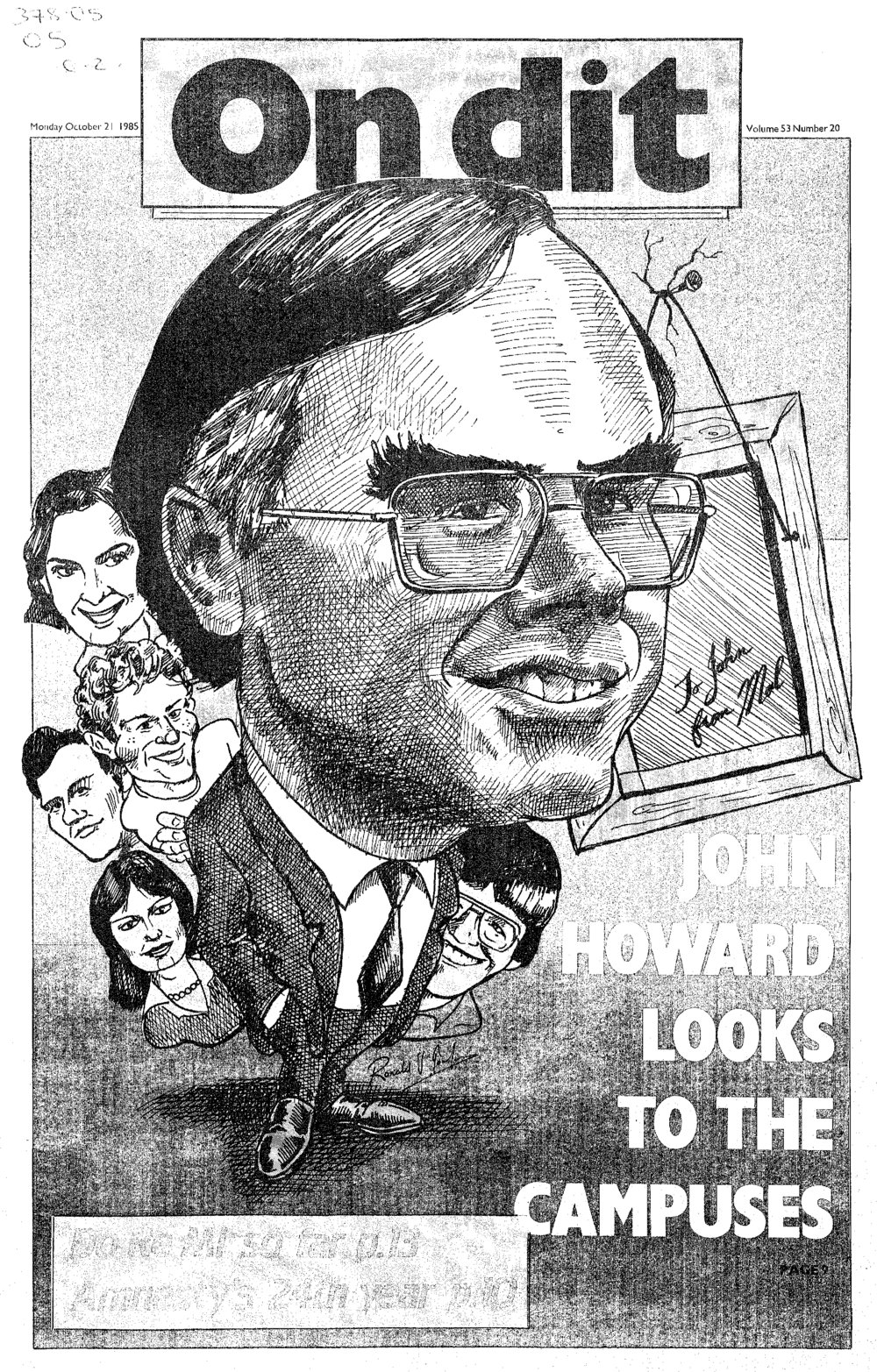 On Dit. Volume 53, Issue 20