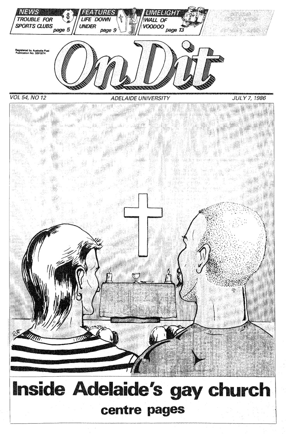 On Dit. Volume 54, Issue 12