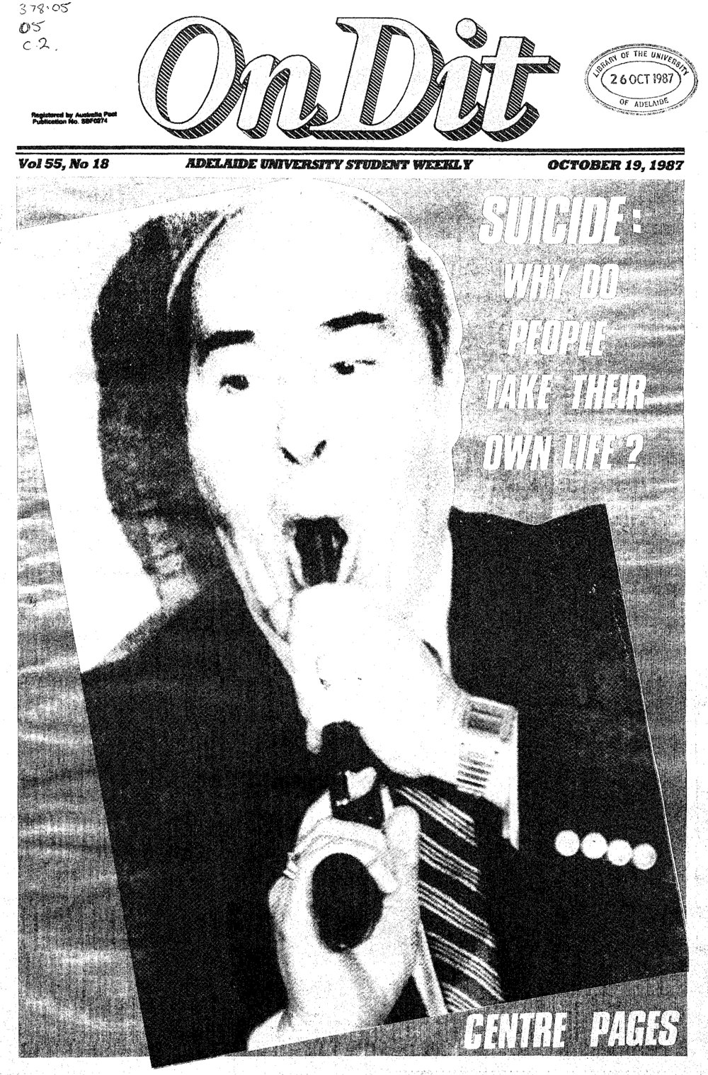 On Dit. Volume 55, Issue 18