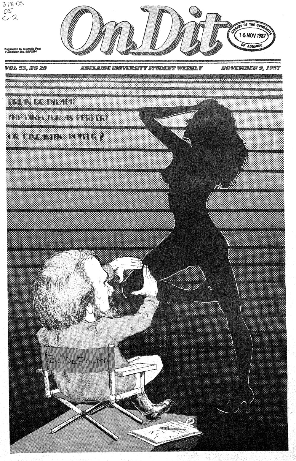 On Dit. Volume 55, Issue 20