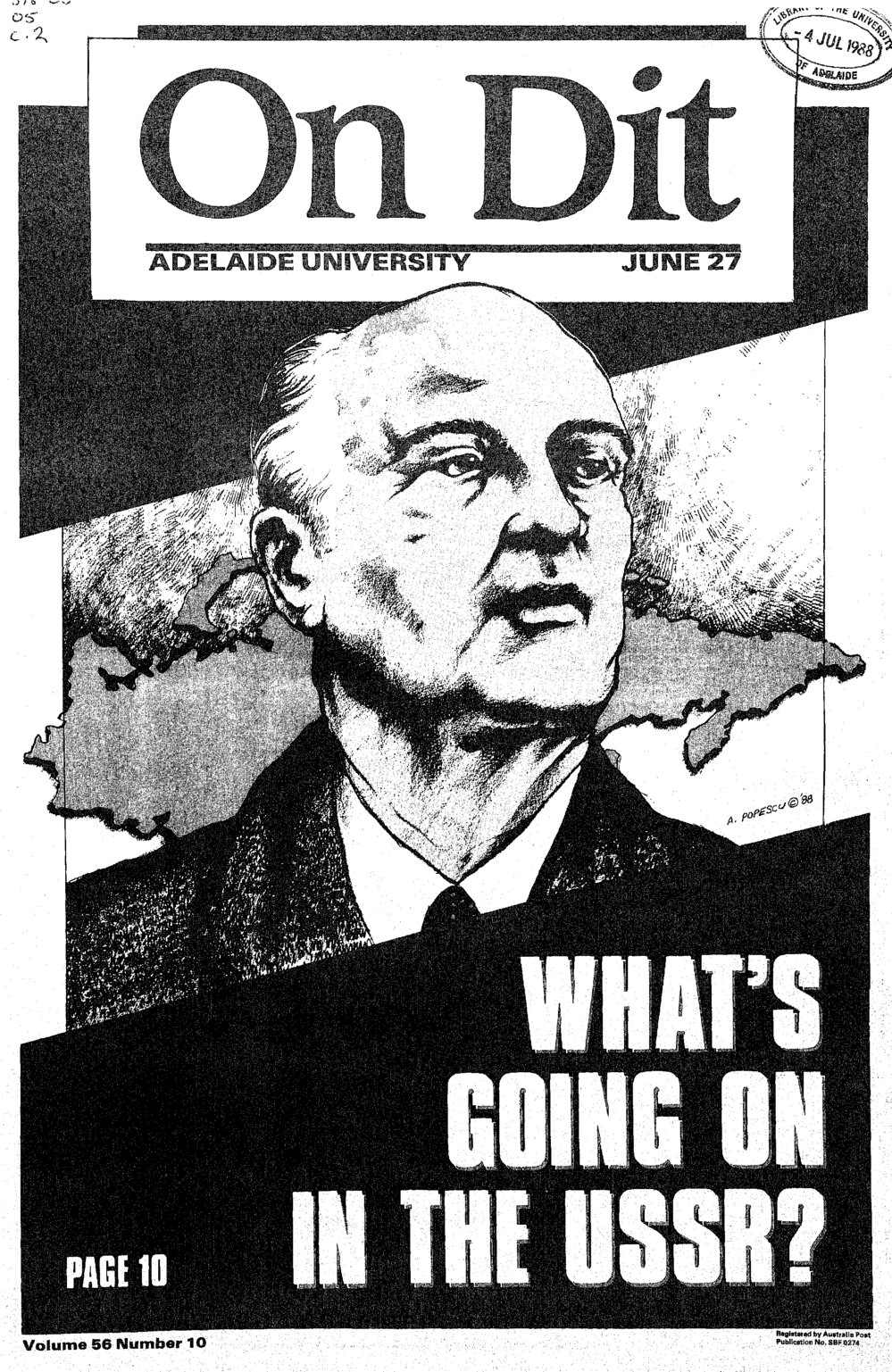 On Dit. Volume 56, Issue 10