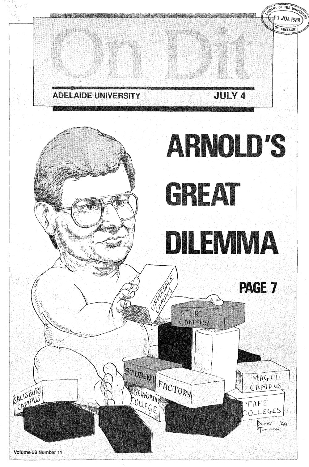 On Dit. Volume 56, Issue 11