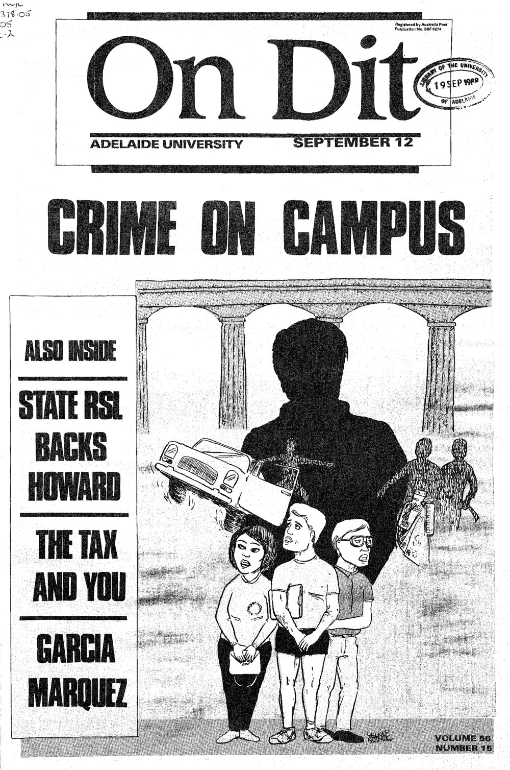 On Dit. Volume 56, Issue 15