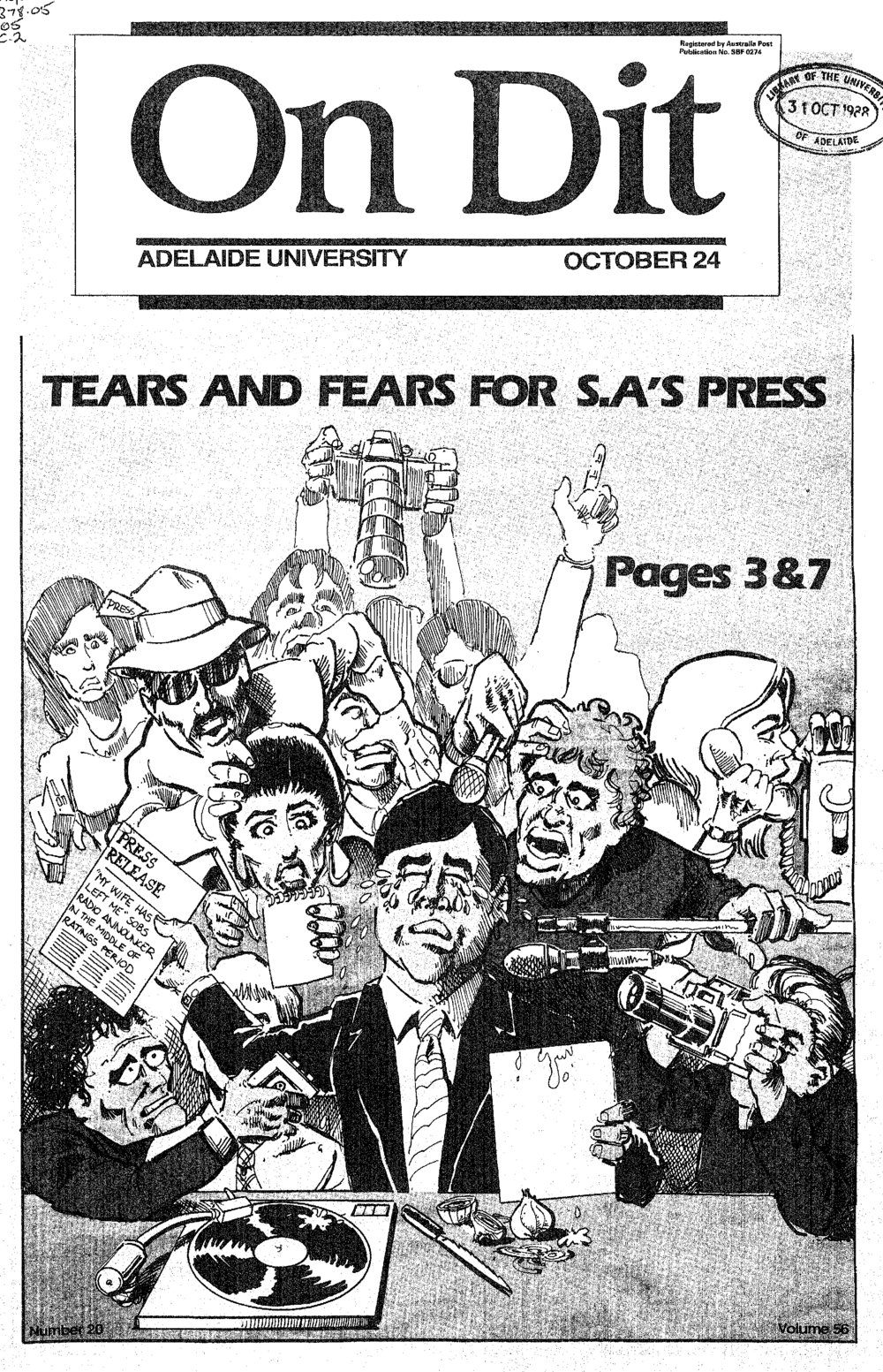 On Dit. Volume 56, Issue 20