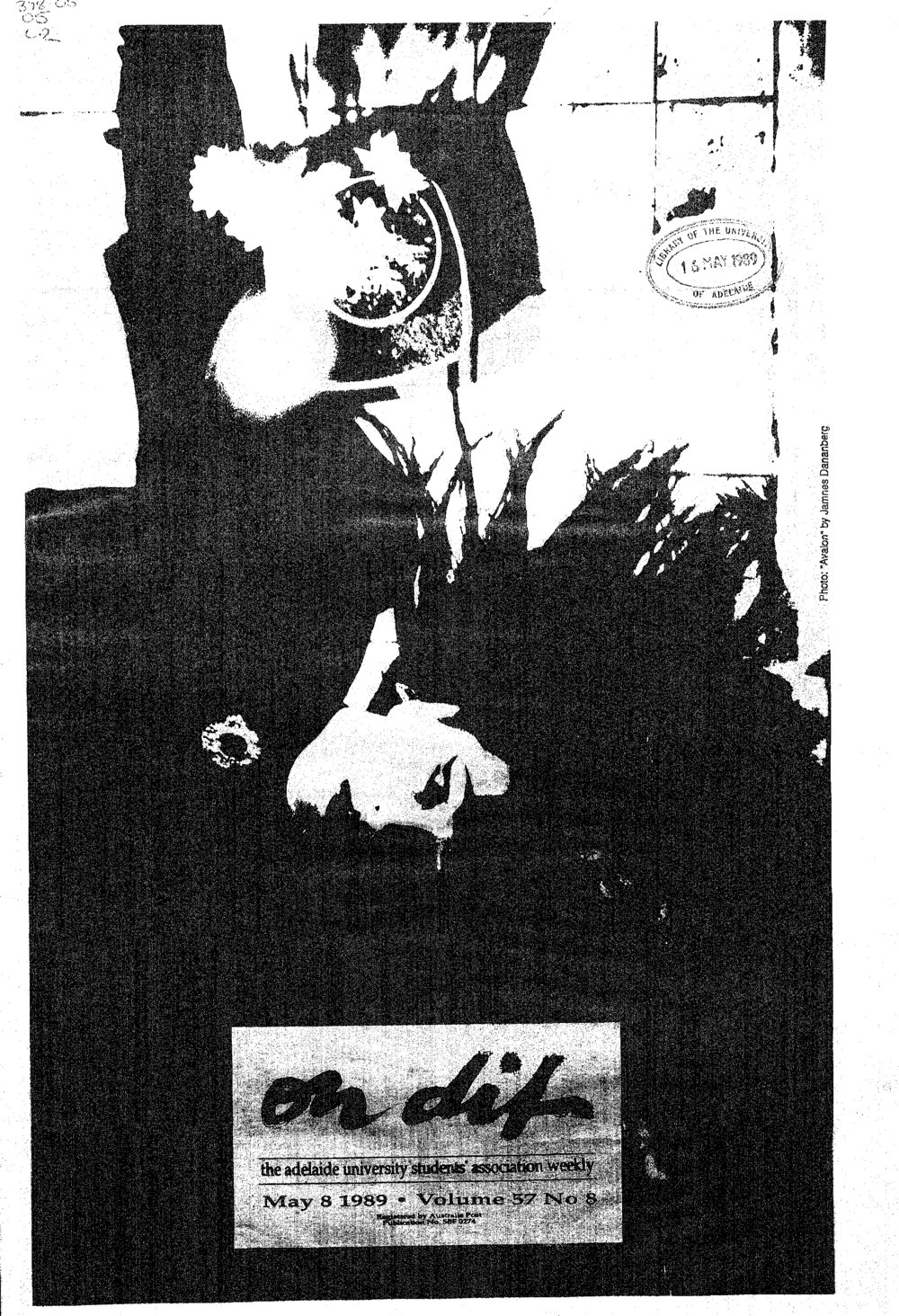 On Dit. Volume 57, Issue 8