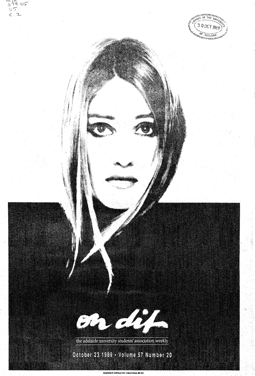 On Dit. Volume 57, Issue 20