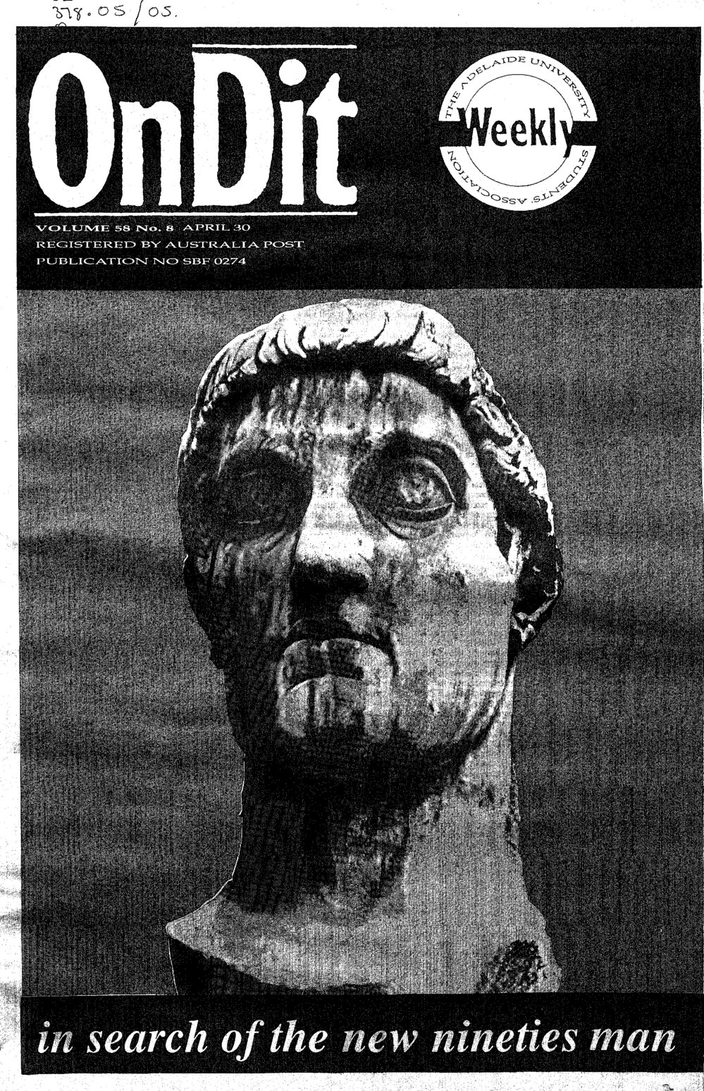 On Dit. Volume 58, Issue 8
