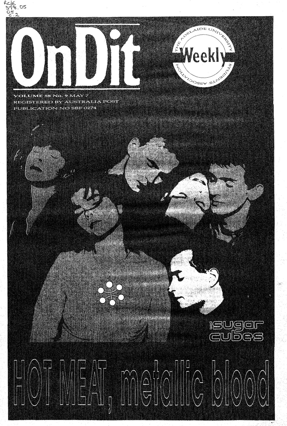 On Dit. Volume 58, Issue 9