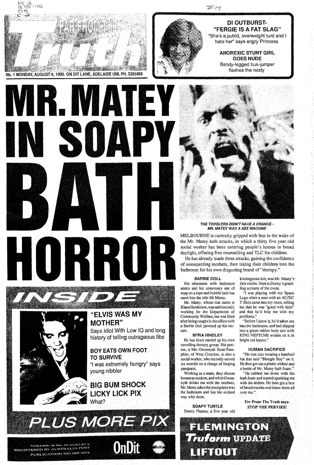 On Dit. Volume 58, Issue 14