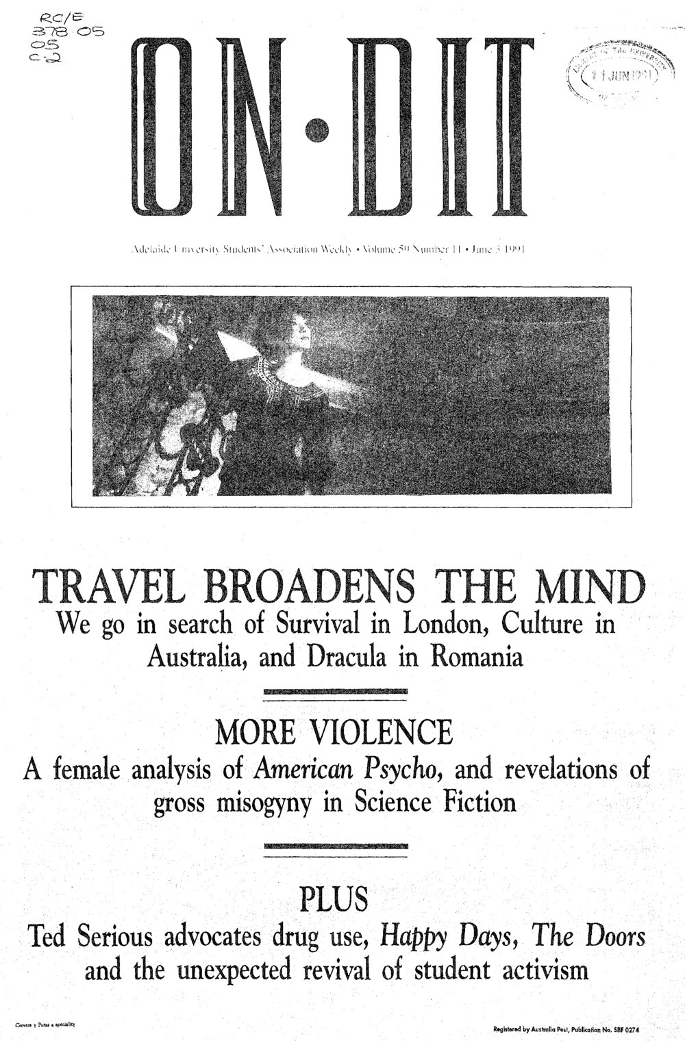 On Dit. Volume 59, Issue 11
