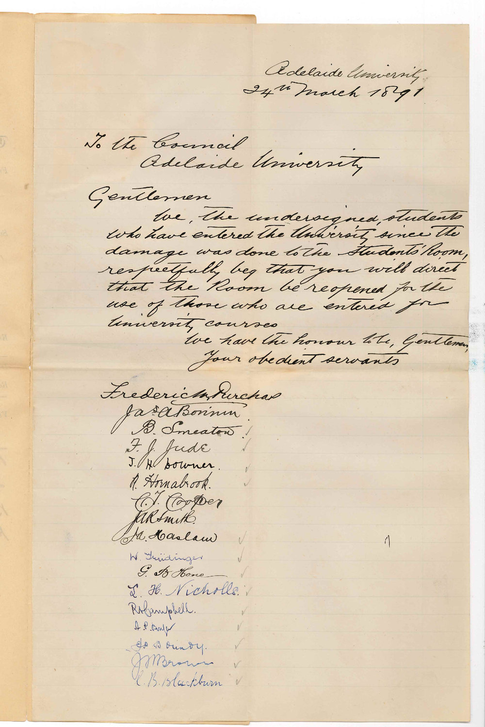 University Students - Asking that students room may be reopened