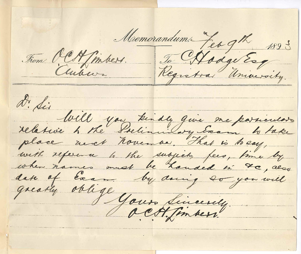O C H Limbert - Auburn - Information Preliminary Examination